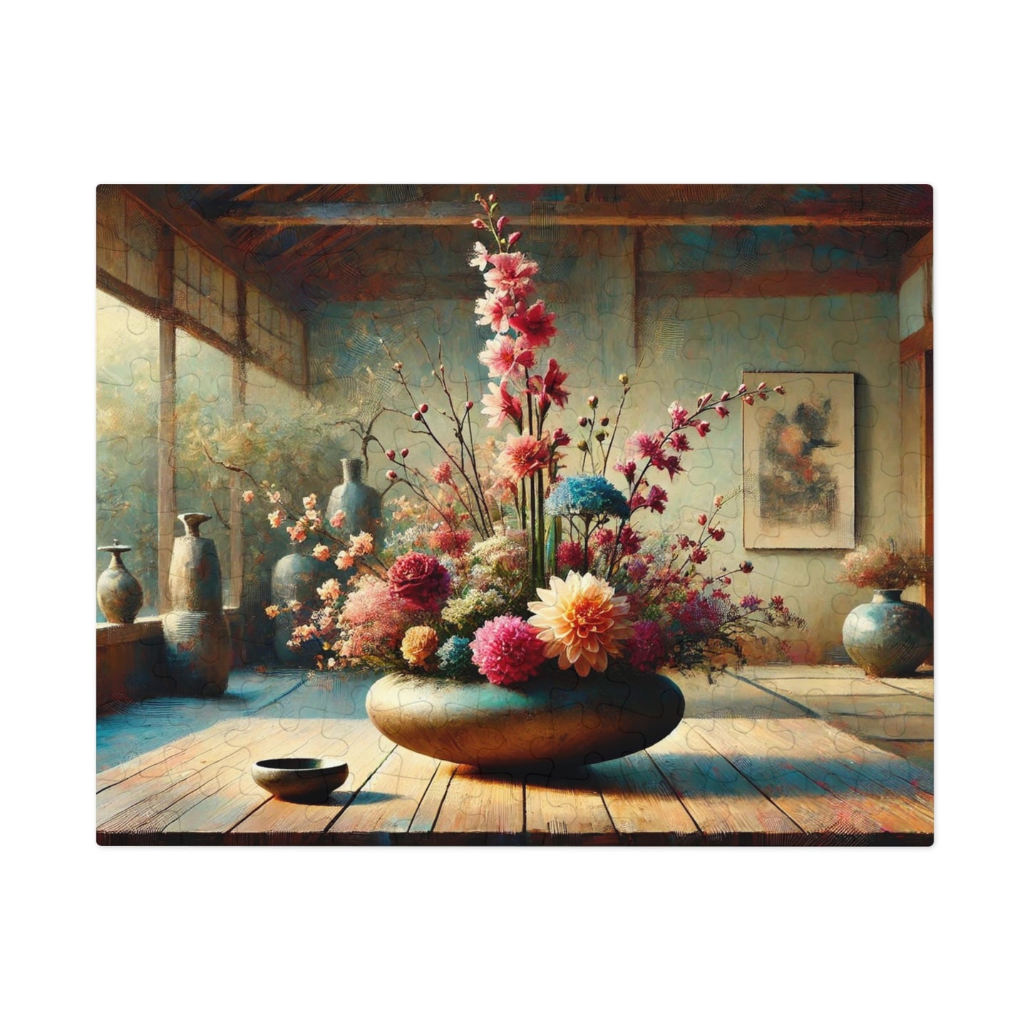 Ikebana Reverie: Harmony in Bloom – Moribana and Jiyuka Styles