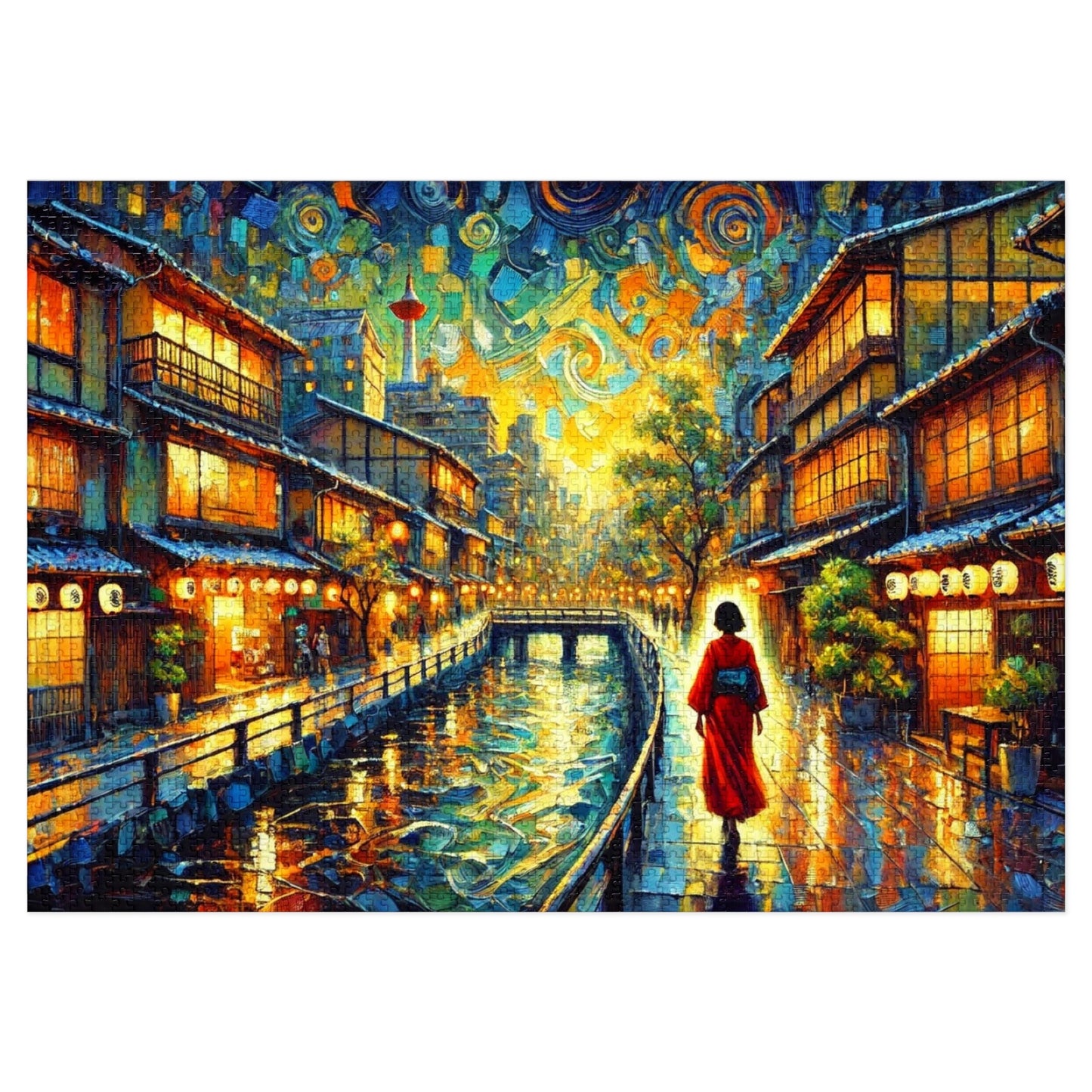 Starlit Dreams in Kyoto: A Night of Lanterns and Whimsy