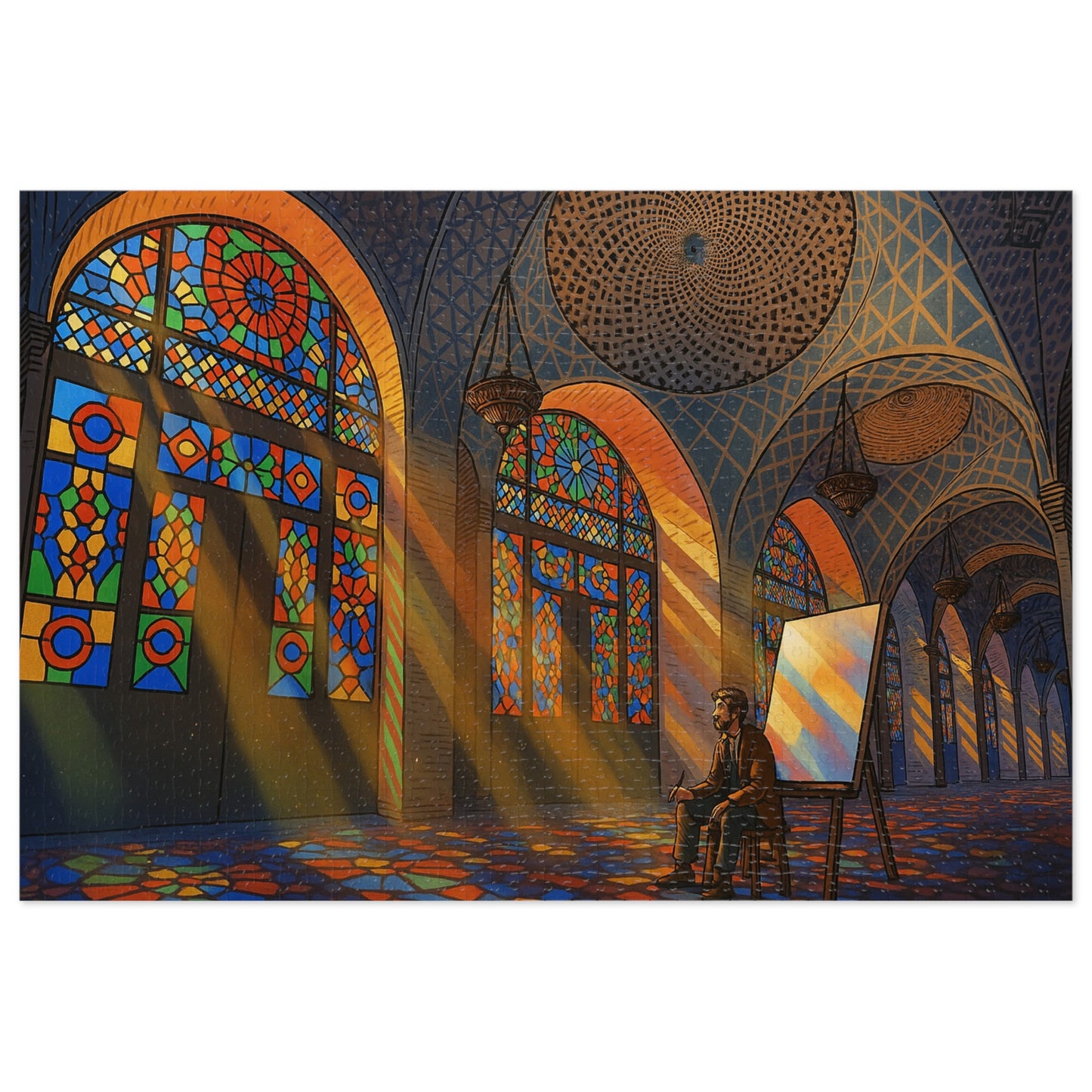 Cathedral of Light: A Symphony of Glass and Sunlight
