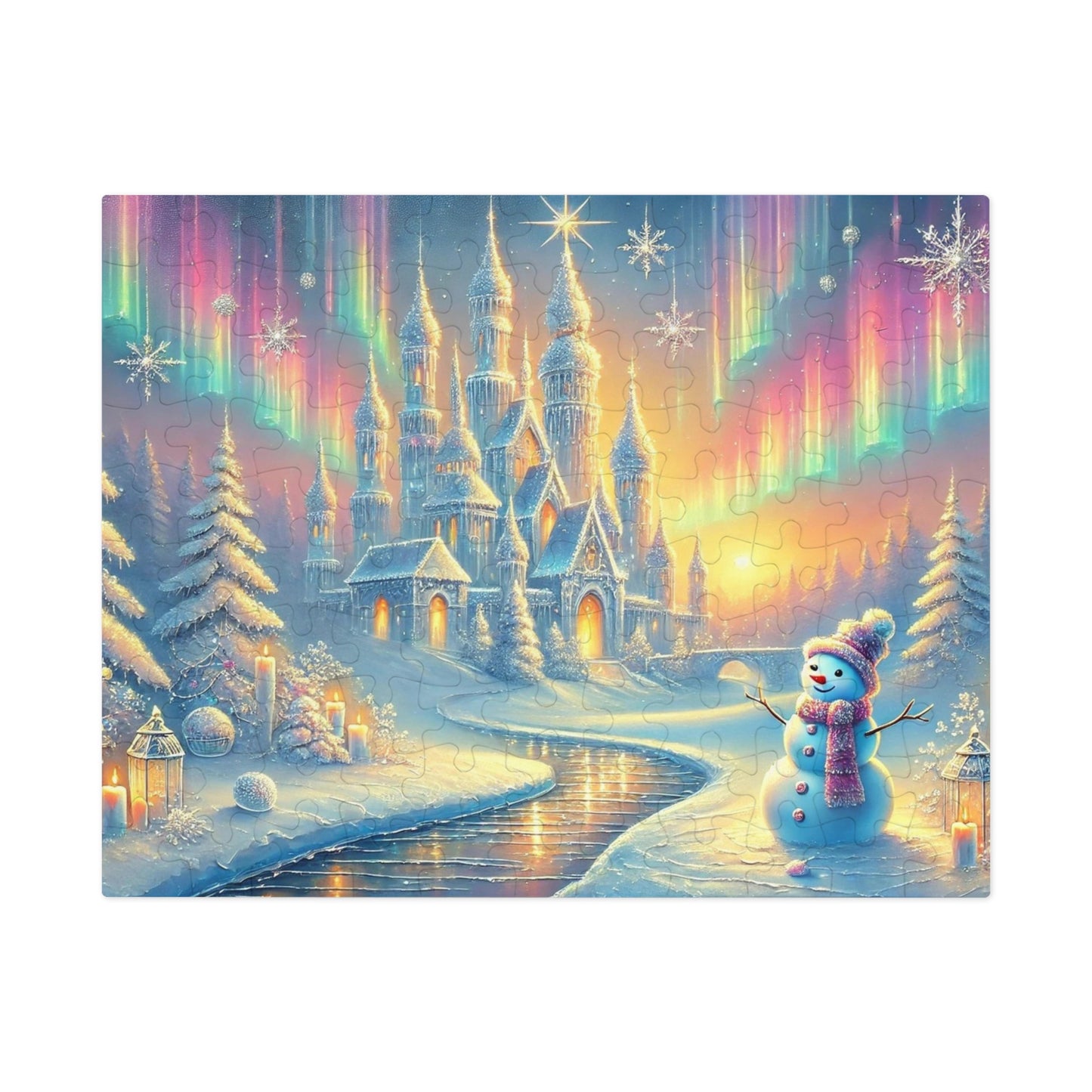 Winterlight Castle: A Puzzle of Snow, Stars, and Northern Wonder