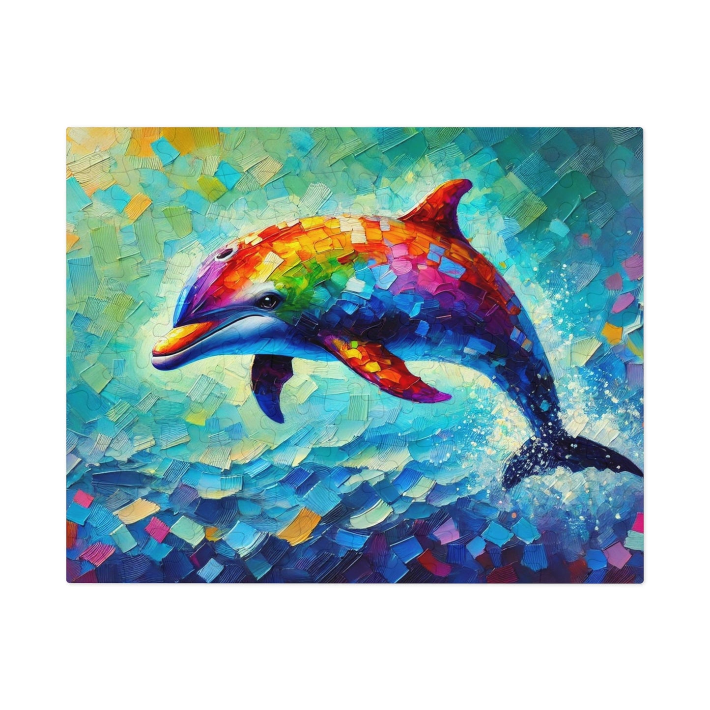 Rainbow Wave: The Joyful Leap of the Dolphin
