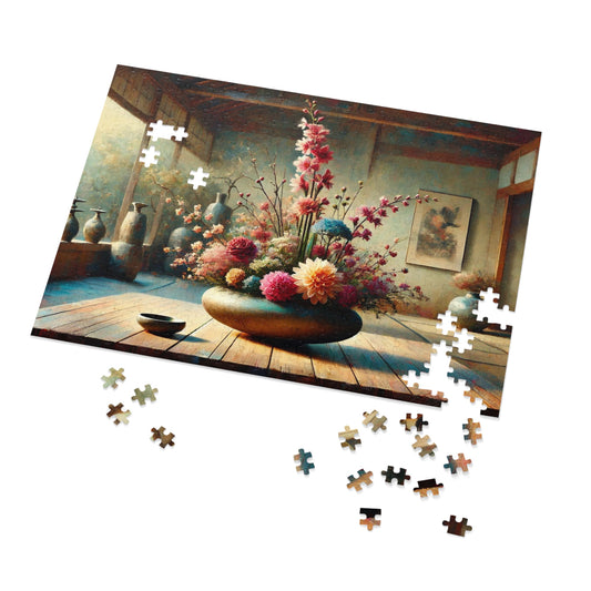 Ikebana Reverie: Harmony in Bloom – Moribana and Jiyuka Styles