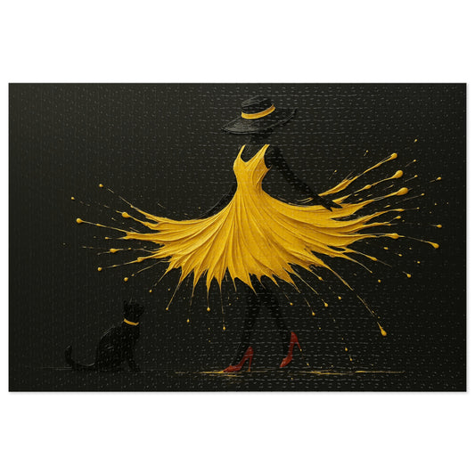 Black Cat & the Butter Dress