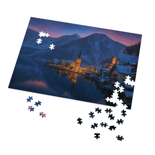 Twilight Stillness in Hallstatt