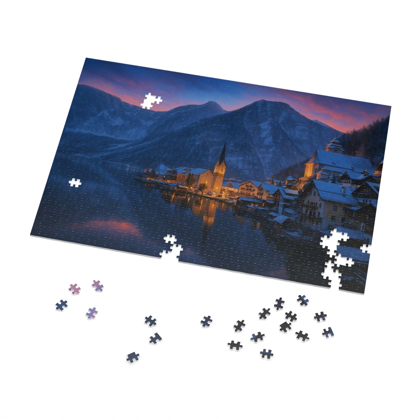 Twilight Stillness in Hallstatt