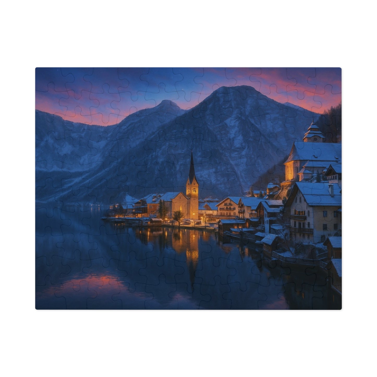 Twilight Stillness in Hallstatt