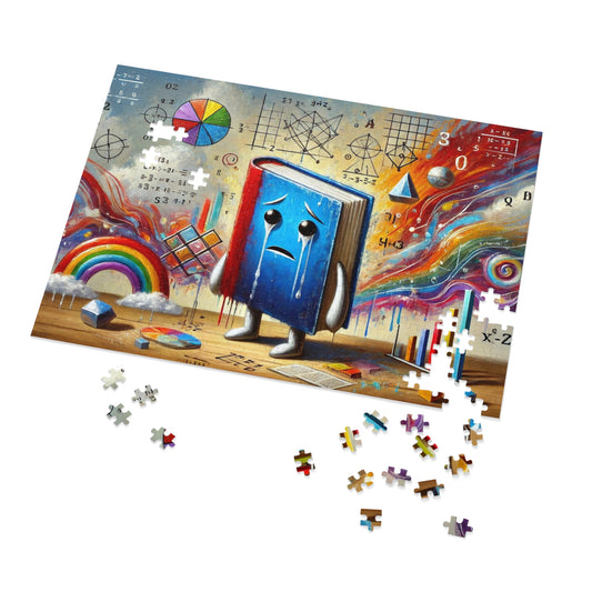 Why did the math book look sad ?