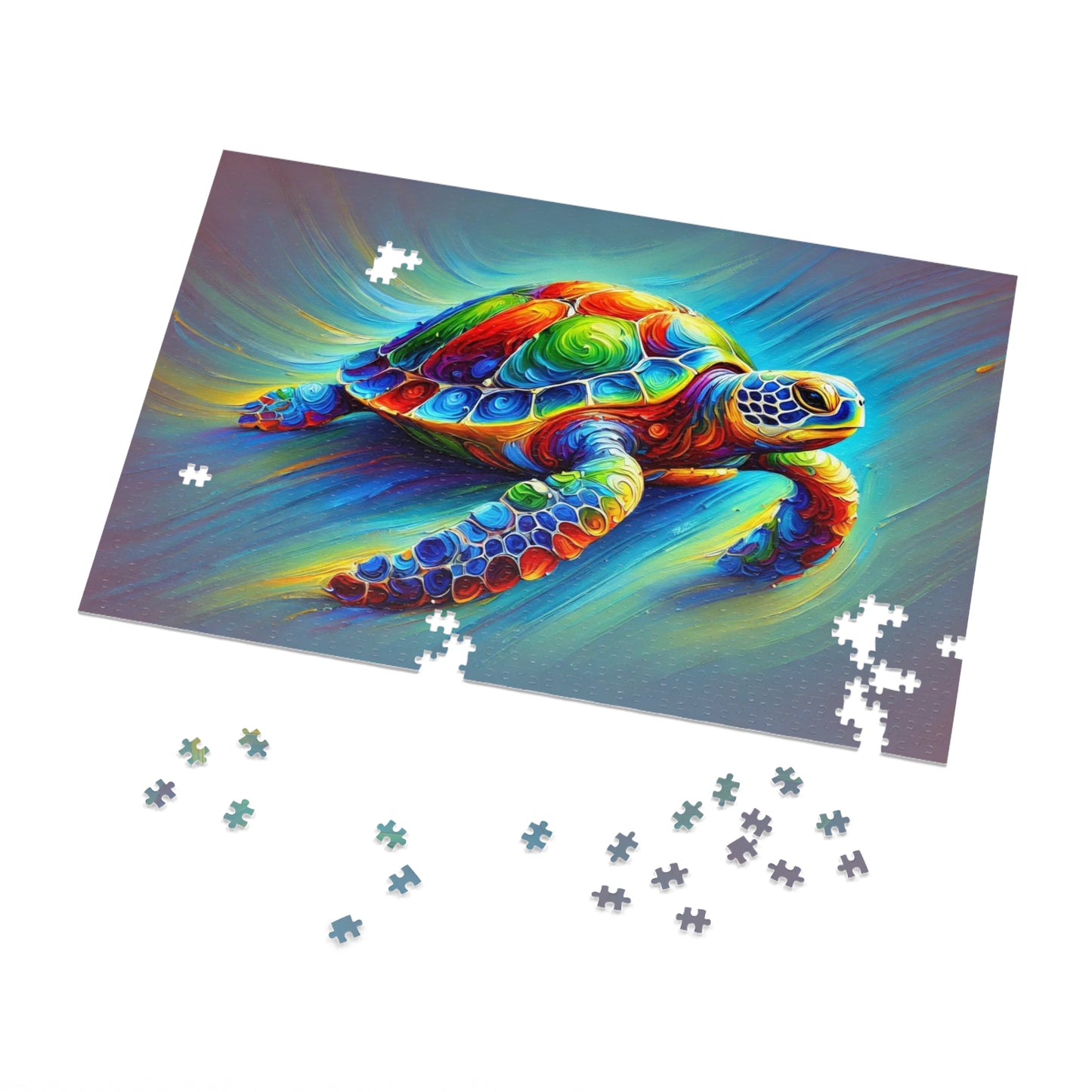 Ocean's Palette: The Vibrant Sea Turtle