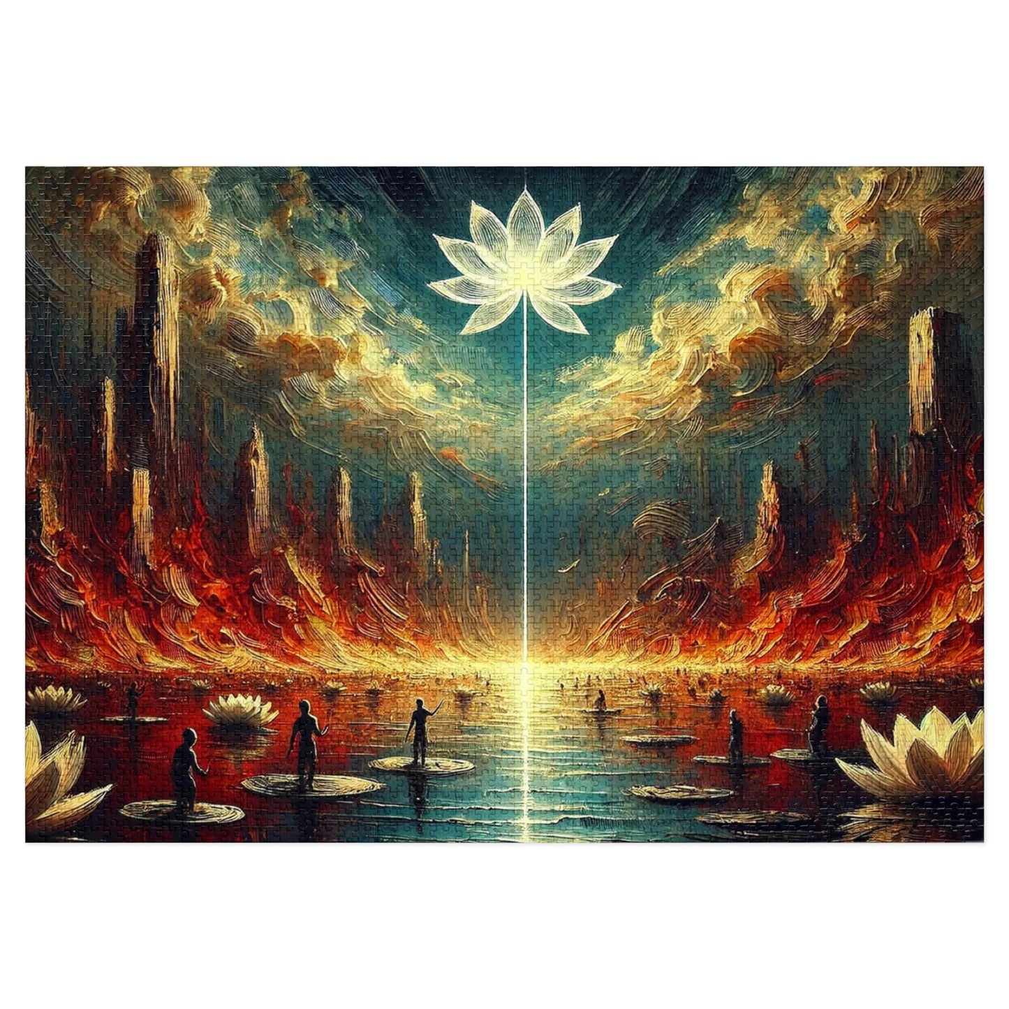 Lotus in the Inferno: A Puzzle Inspired by Rashomon