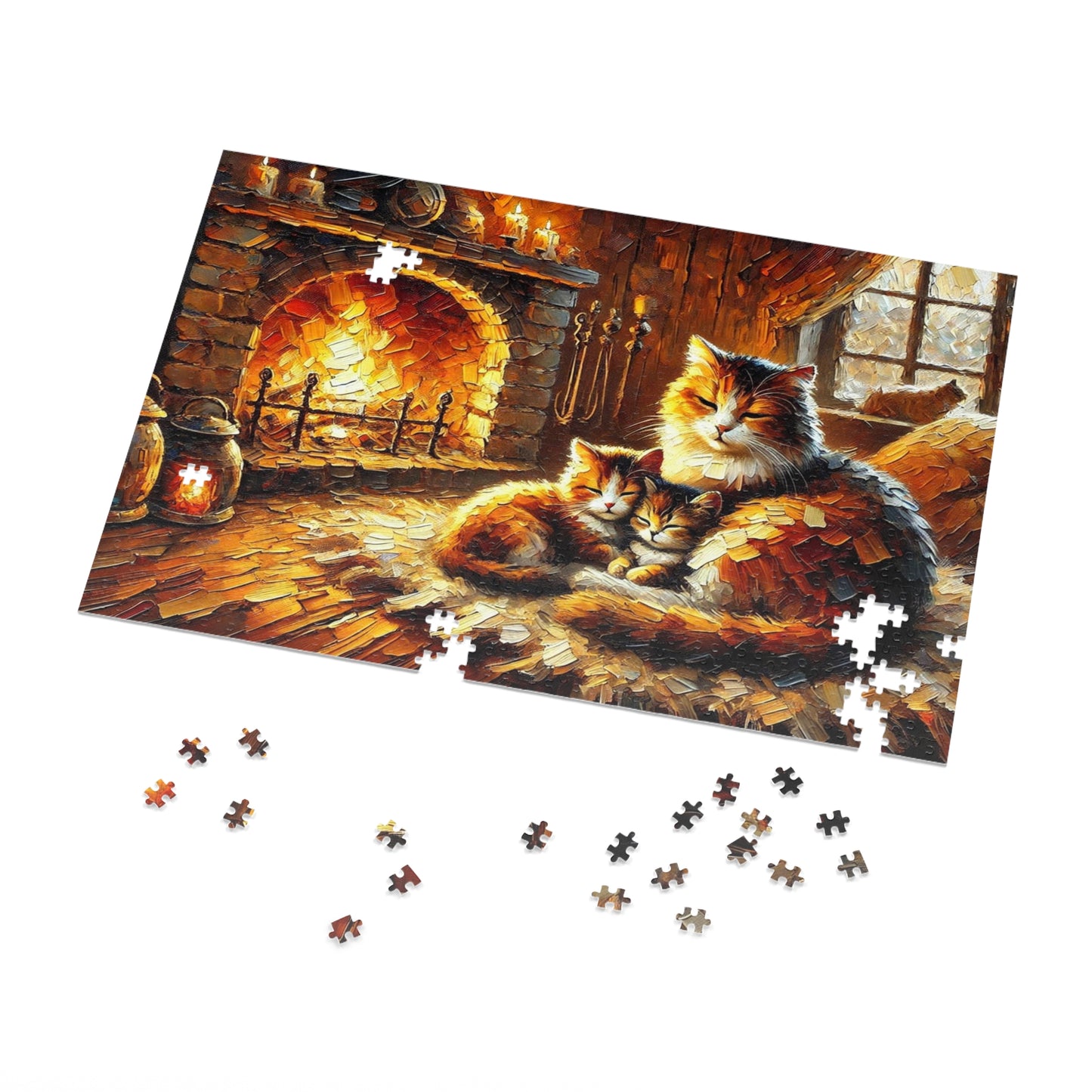 Fireside Whispers: A Mother’s Warmth