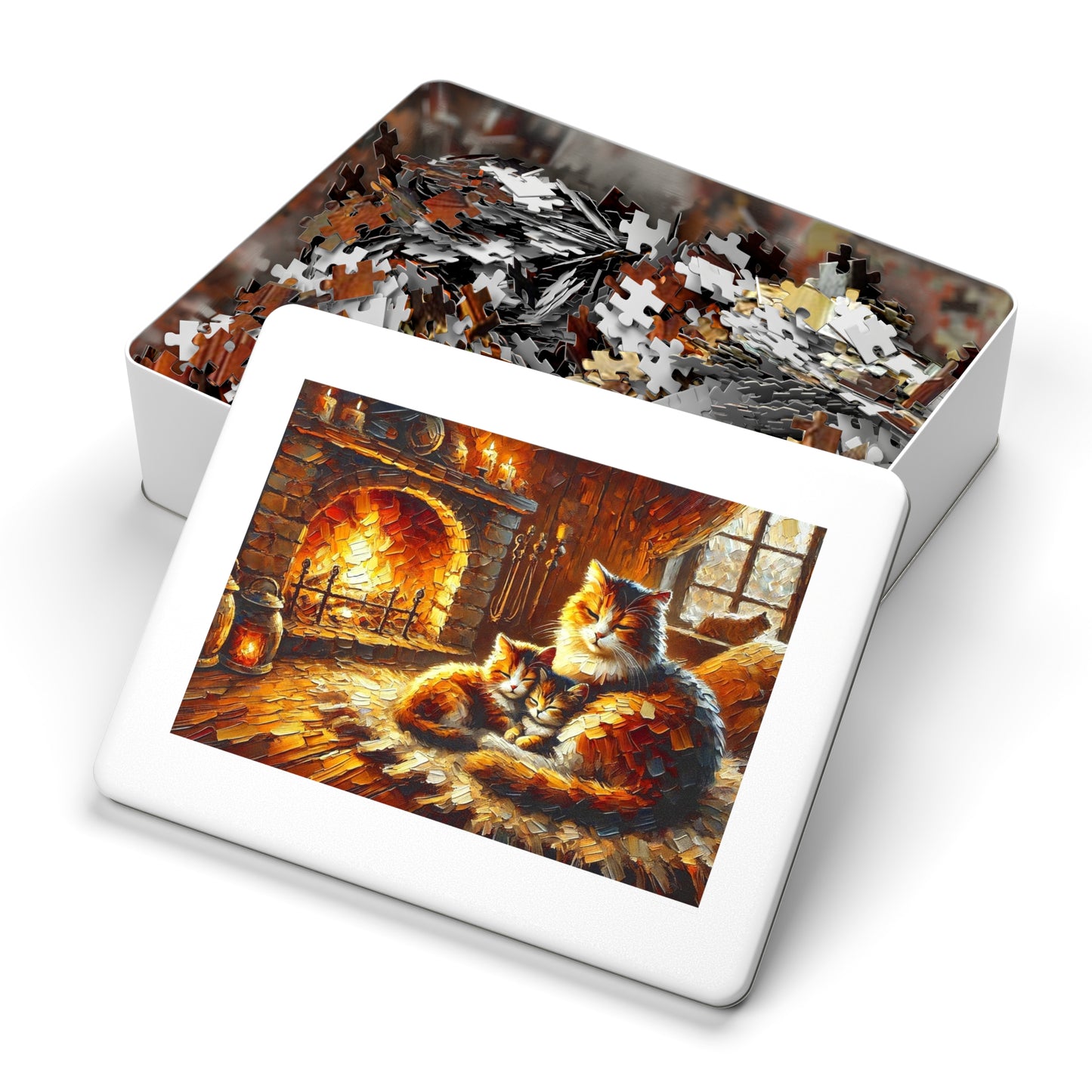 Fireside Whispers: A Mother’s Warmth