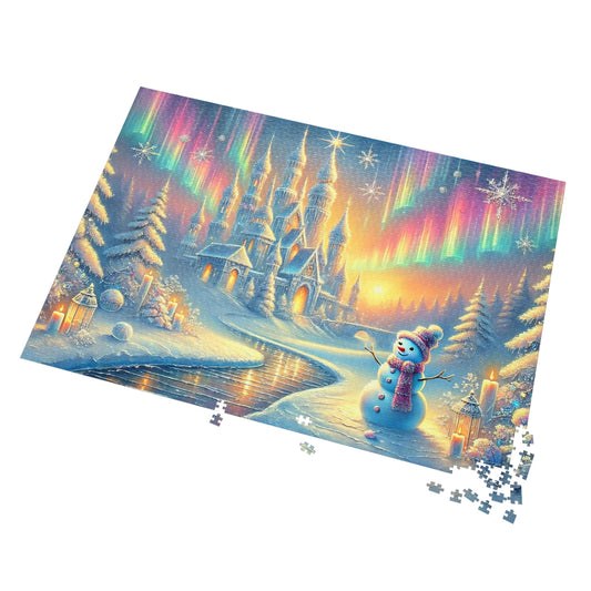 Winterlight Castle: A Puzzle of Snow, Stars, and Northern Wonder