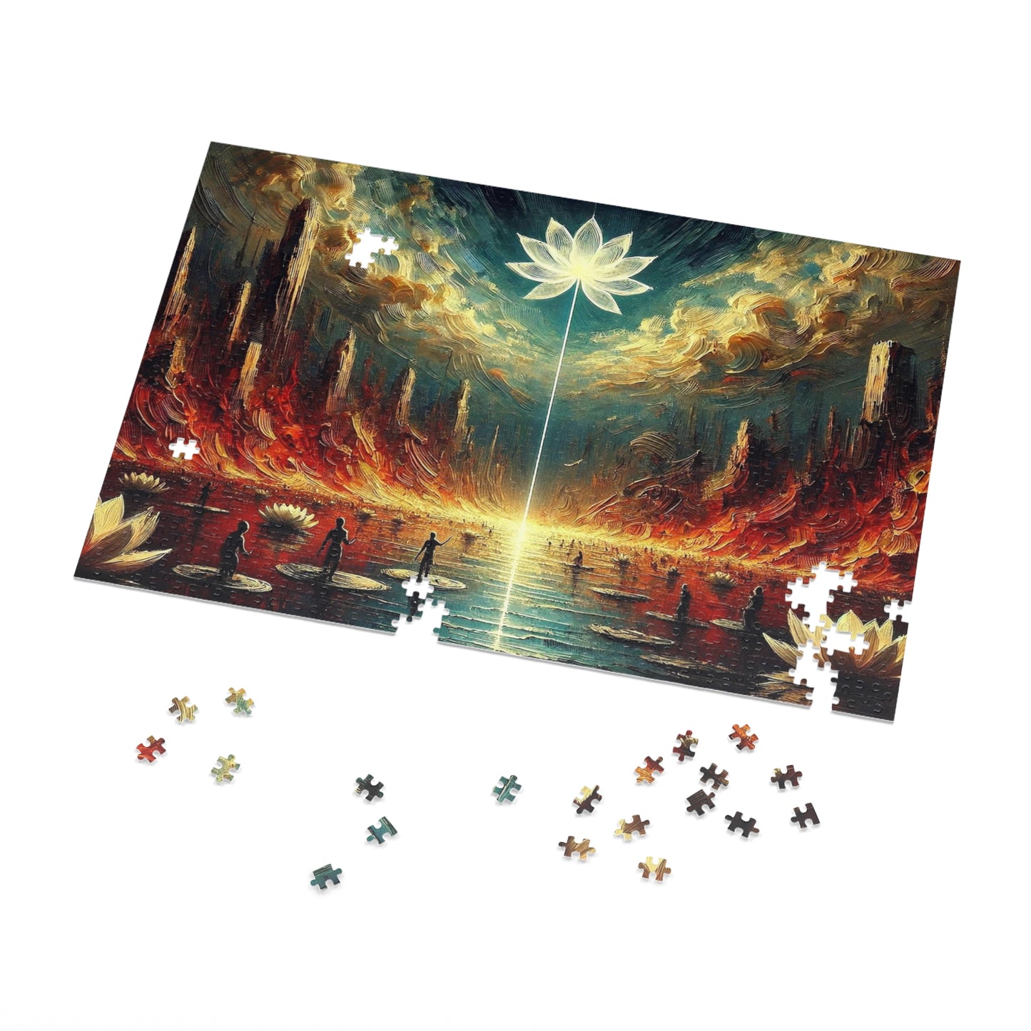Lotus in the Inferno: A Puzzle Inspired by Rashomon