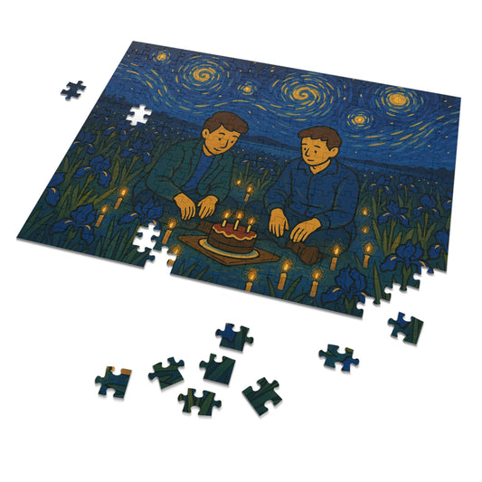 Birthday Among the Irises: A Quiet Celebration Under the Stars