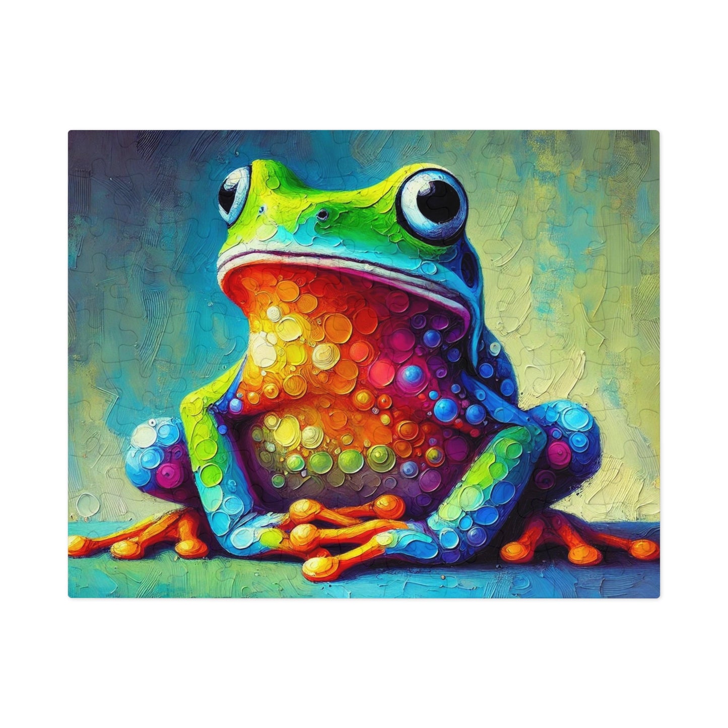 Rainbow Tree Frog: A Bubble Symphony