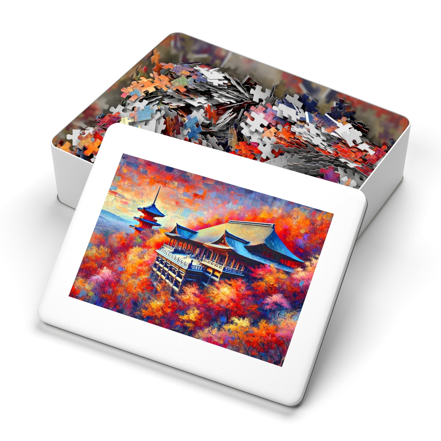 Kiyomizu Temple: Autumn's Painted Symphony