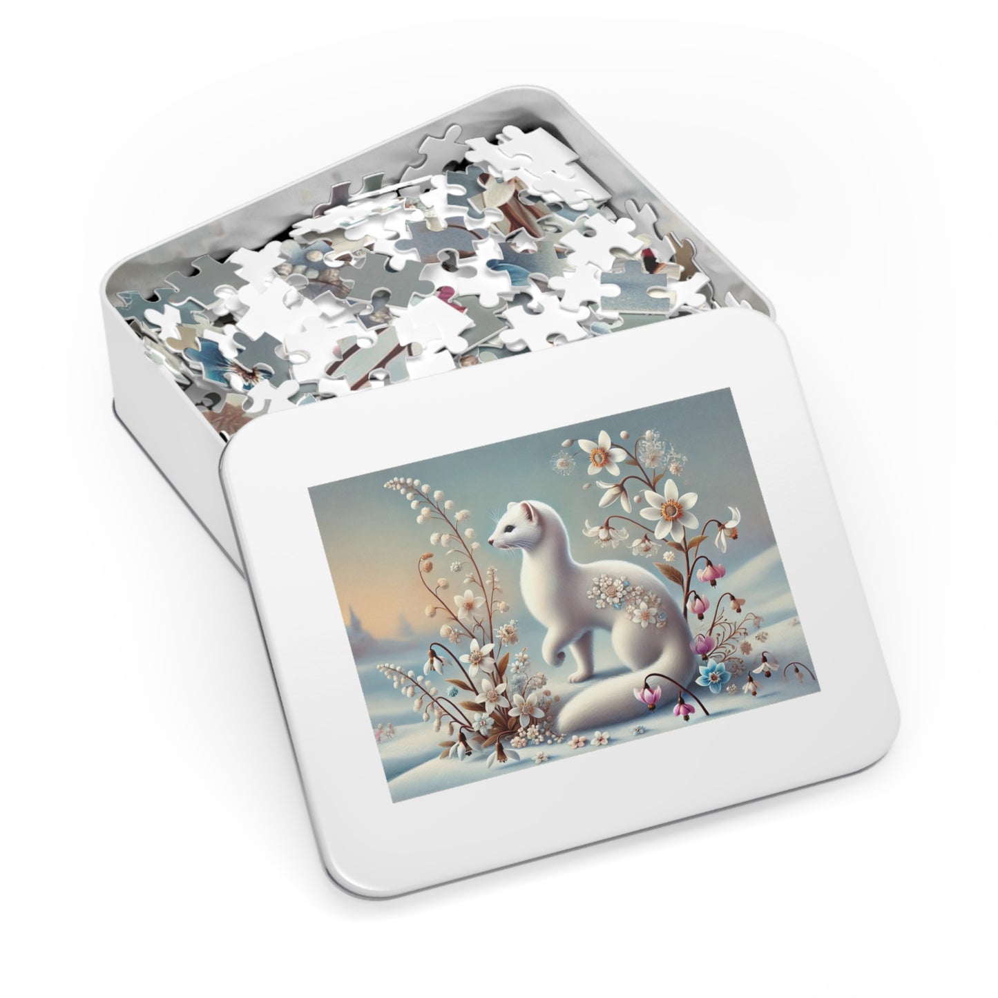 Winter Whispers: The White Weasel and the Flowers of Frost