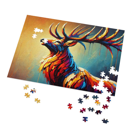 Wild Stag: A Symphony of Primal Colors