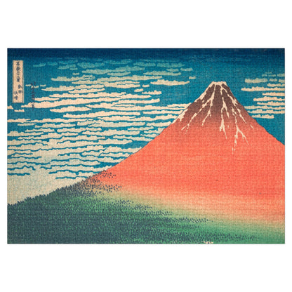 The Crimson Peak: Mount Fuji at Dawn