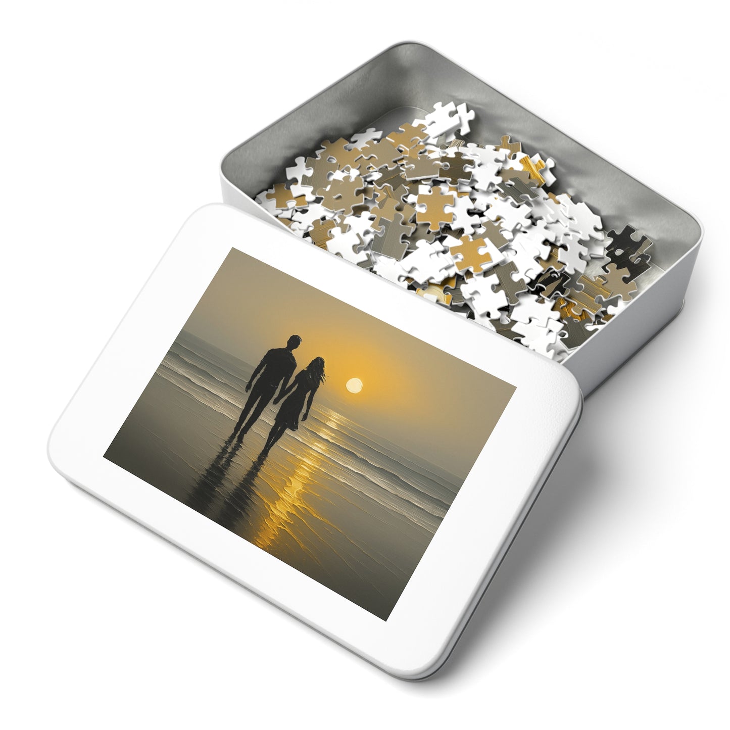Sunset Walkers — Golden Path at Dusk