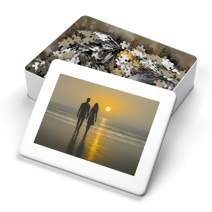 Sunset Walkers — Golden Path at Dusk