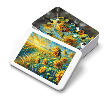 Golden Horizon: Sunflowers in Bloom