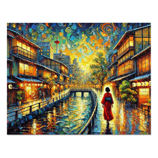 Starlit Dreams in Kyoto: A Night of Lanterns and Whimsy