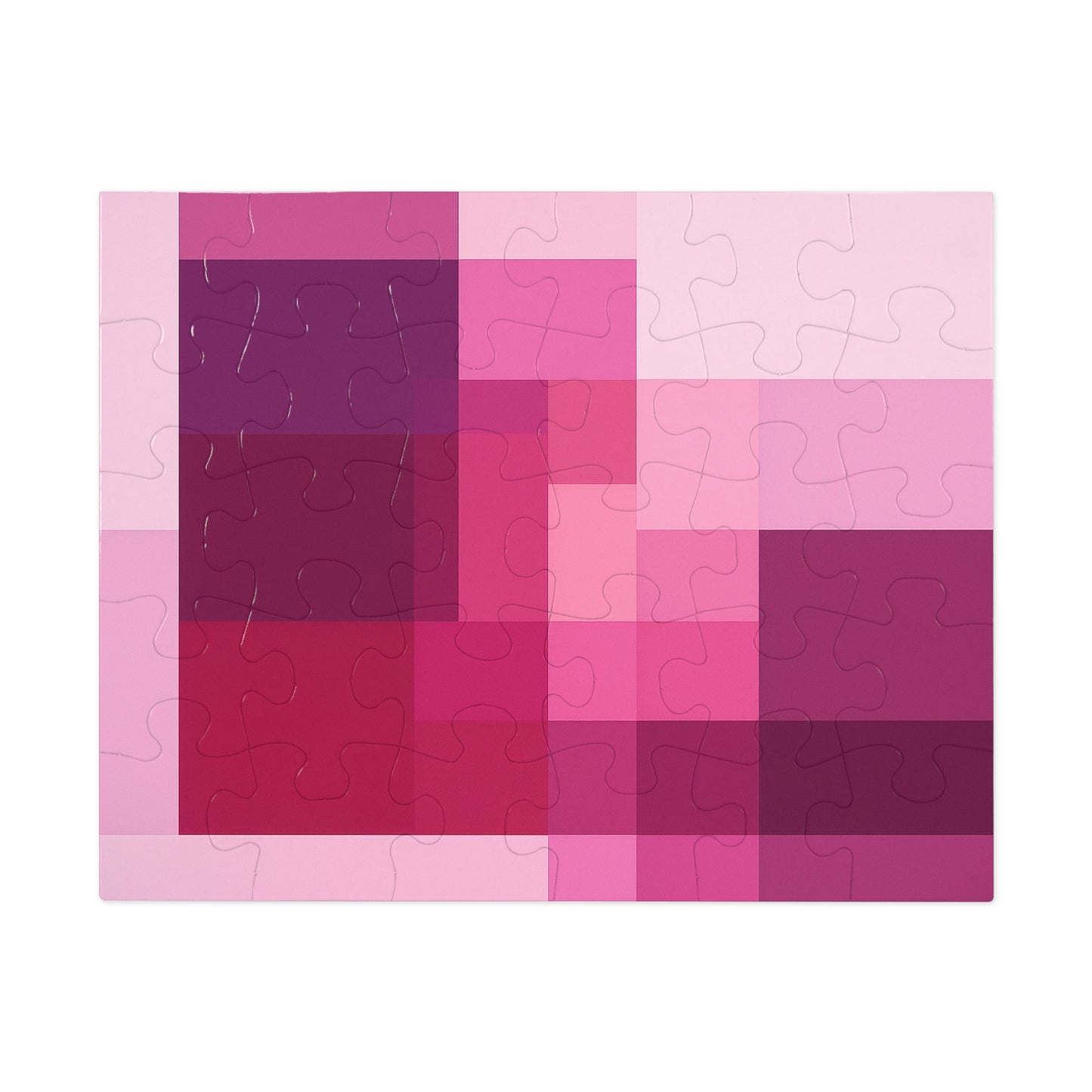 Orchid Wine Mosaic — Color-Block Glaze