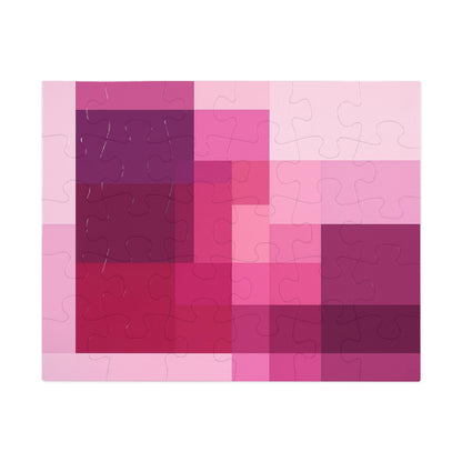 Orchid Wine Mosaic — Color-Block Glaze