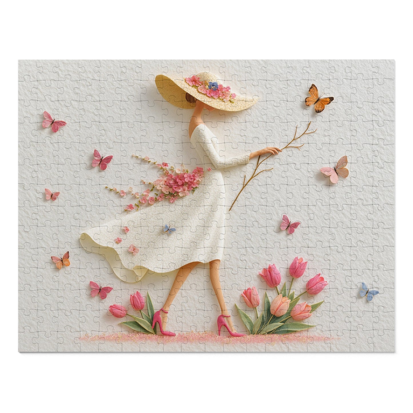 Paper Couture Stroll: Tulip Promenade