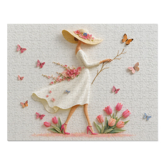 Paper Couture Stroll: Tulip Promenade