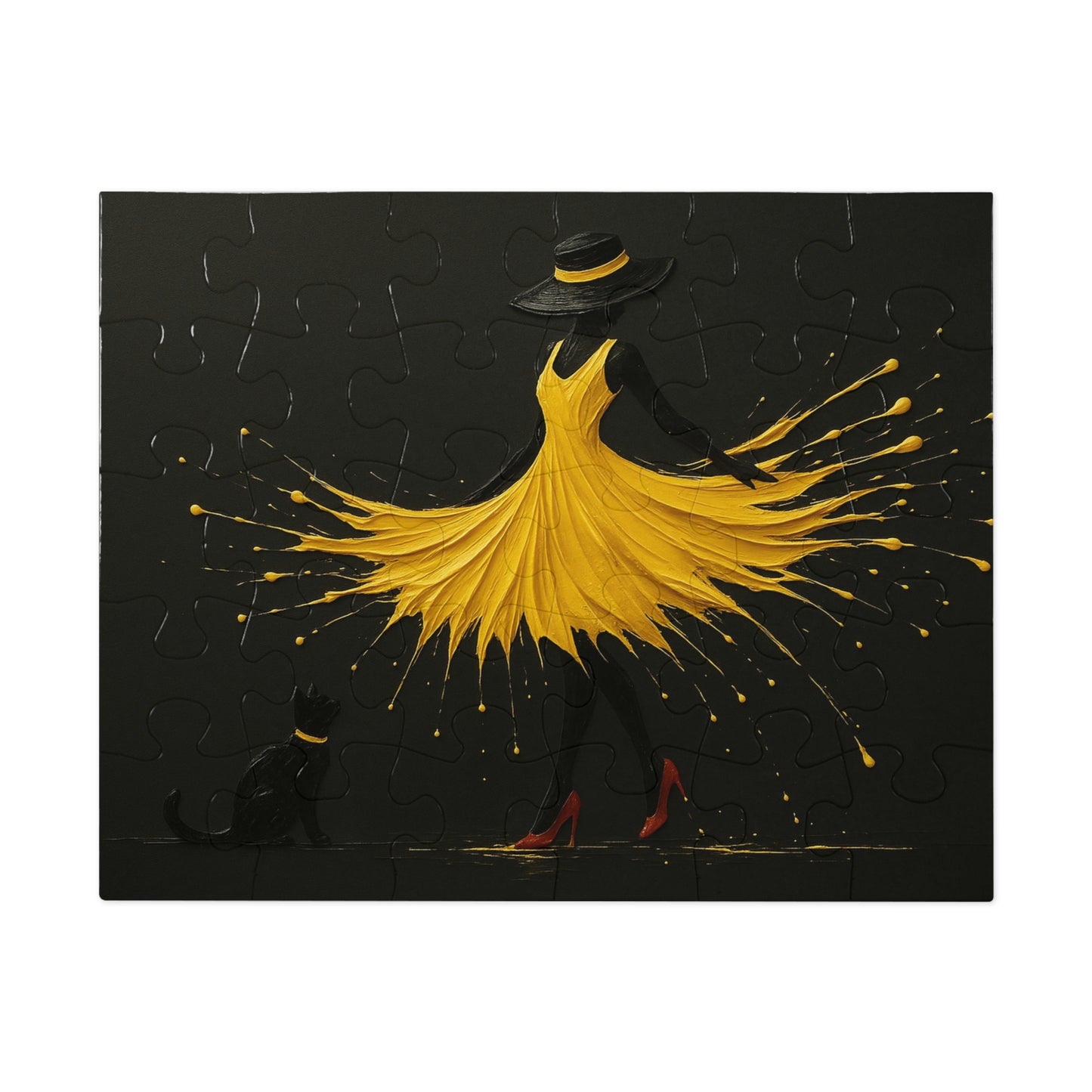 Black Cat & the Butter Dress