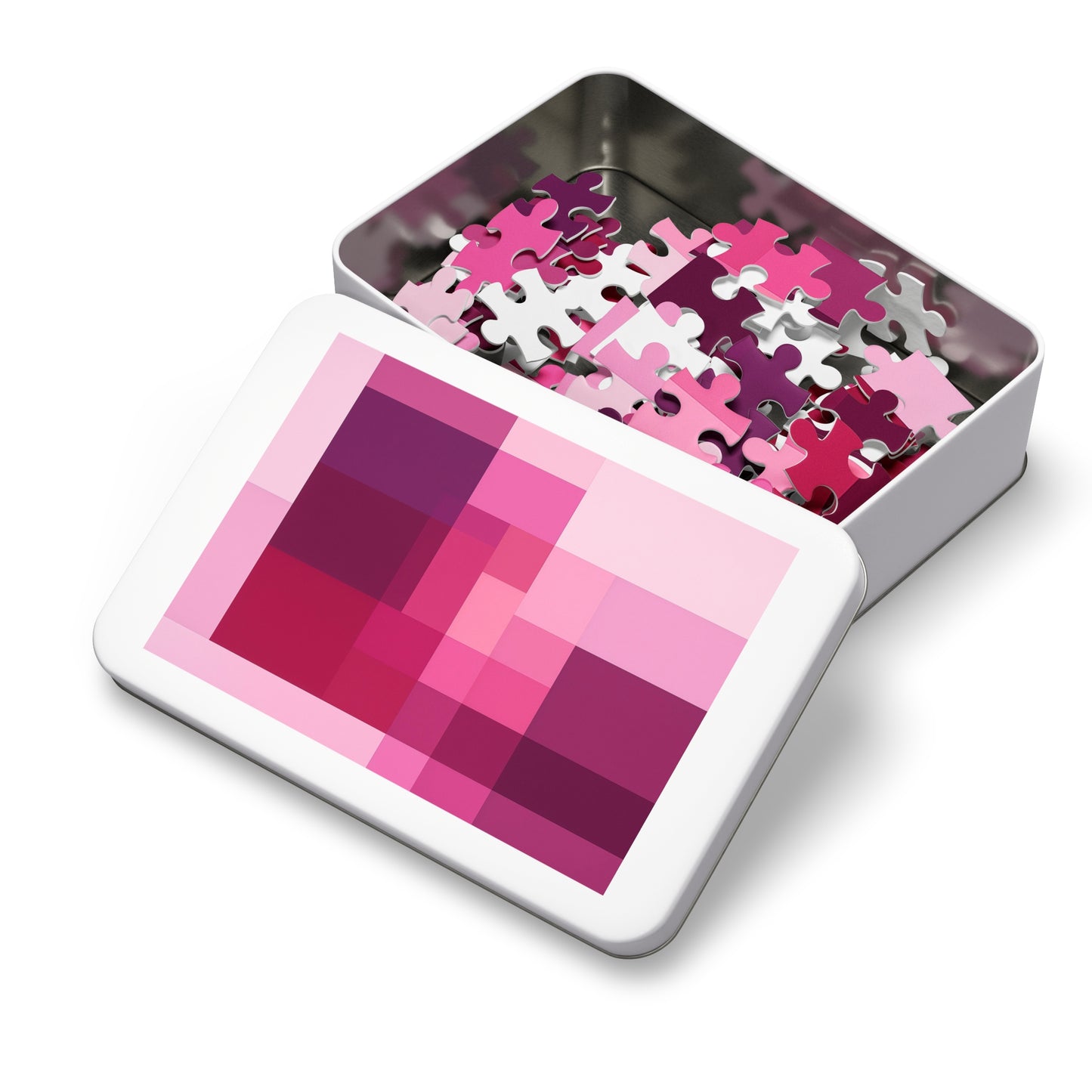 Orchid Wine Mosaic — Color-Block Glaze