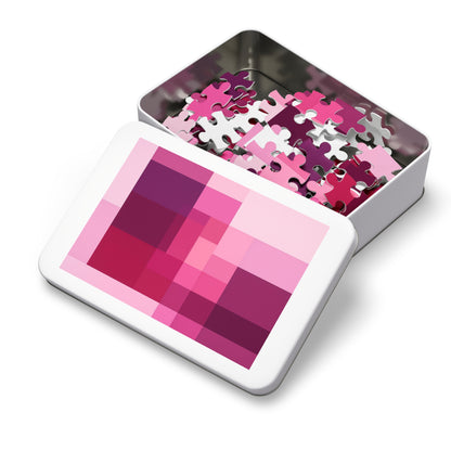 Orchid Wine Mosaic — Color-Block Glaze