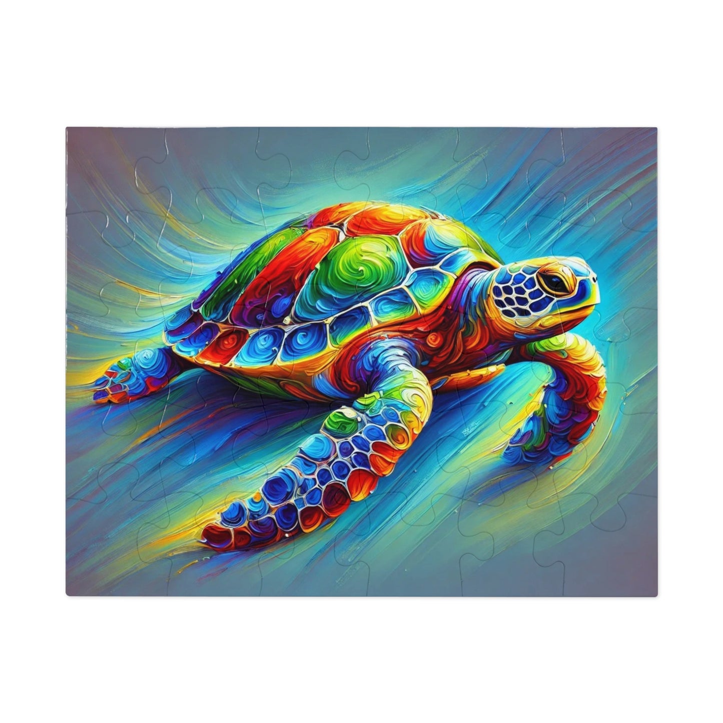 Ocean's Palette: The Vibrant Sea Turtle