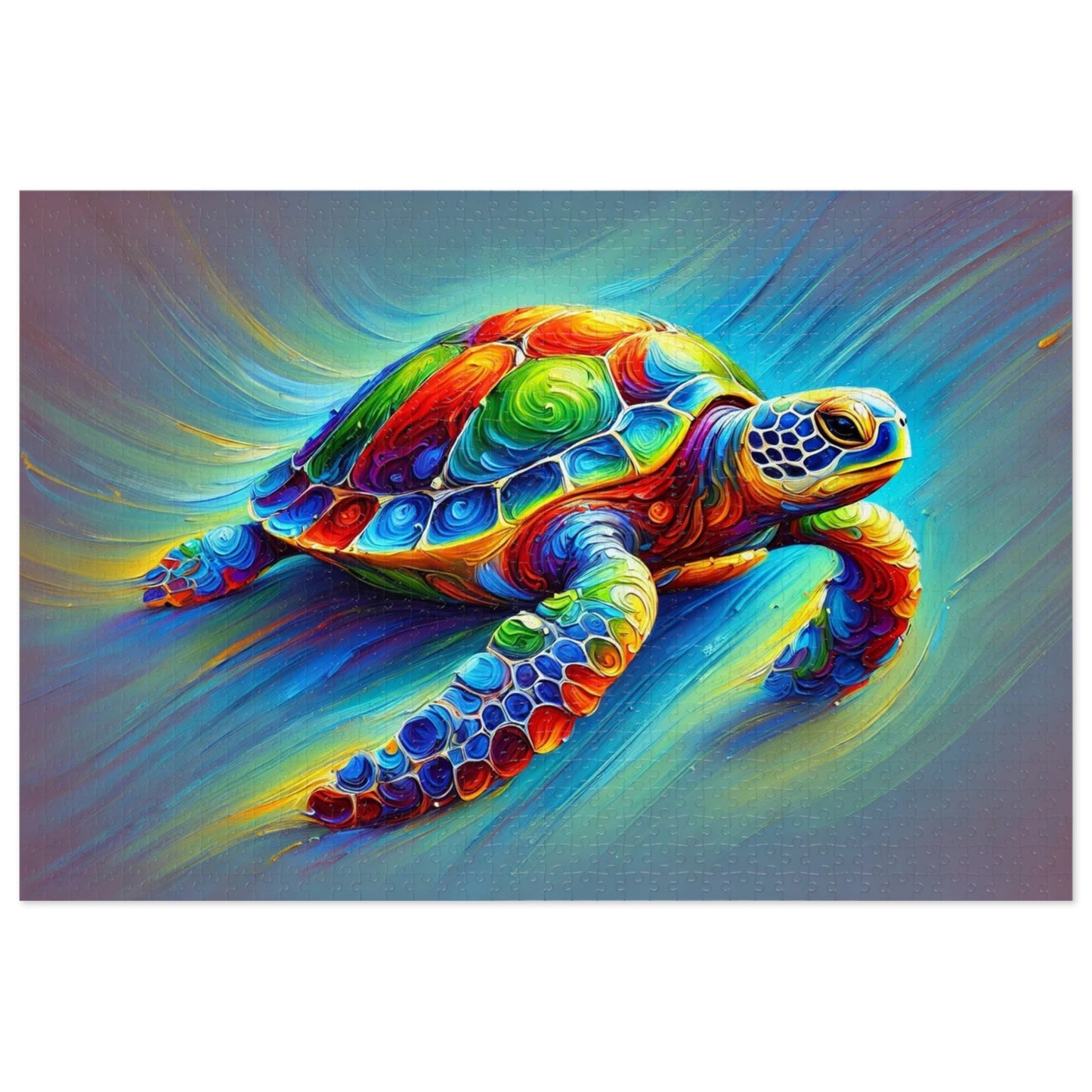 Ocean's Palette: The Vibrant Sea Turtle
