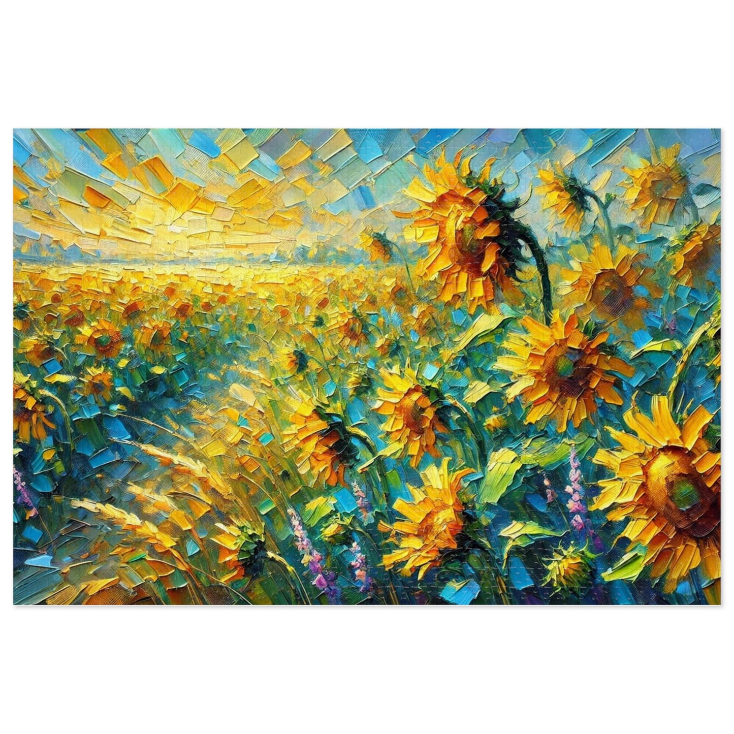 Golden Horizon: Sunflowers in Bloom