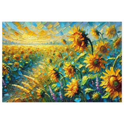 Golden Horizon: Sunflowers in Bloom