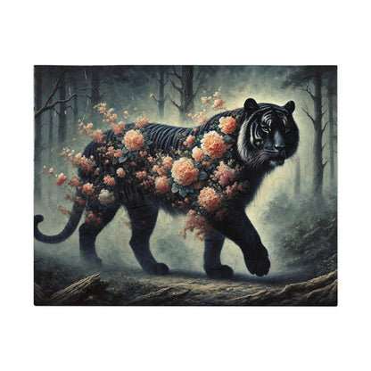 The Floral Tiger: Blossoms in the Shadows