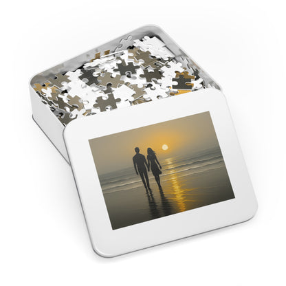 Sunset Walkers — Golden Path at Dusk