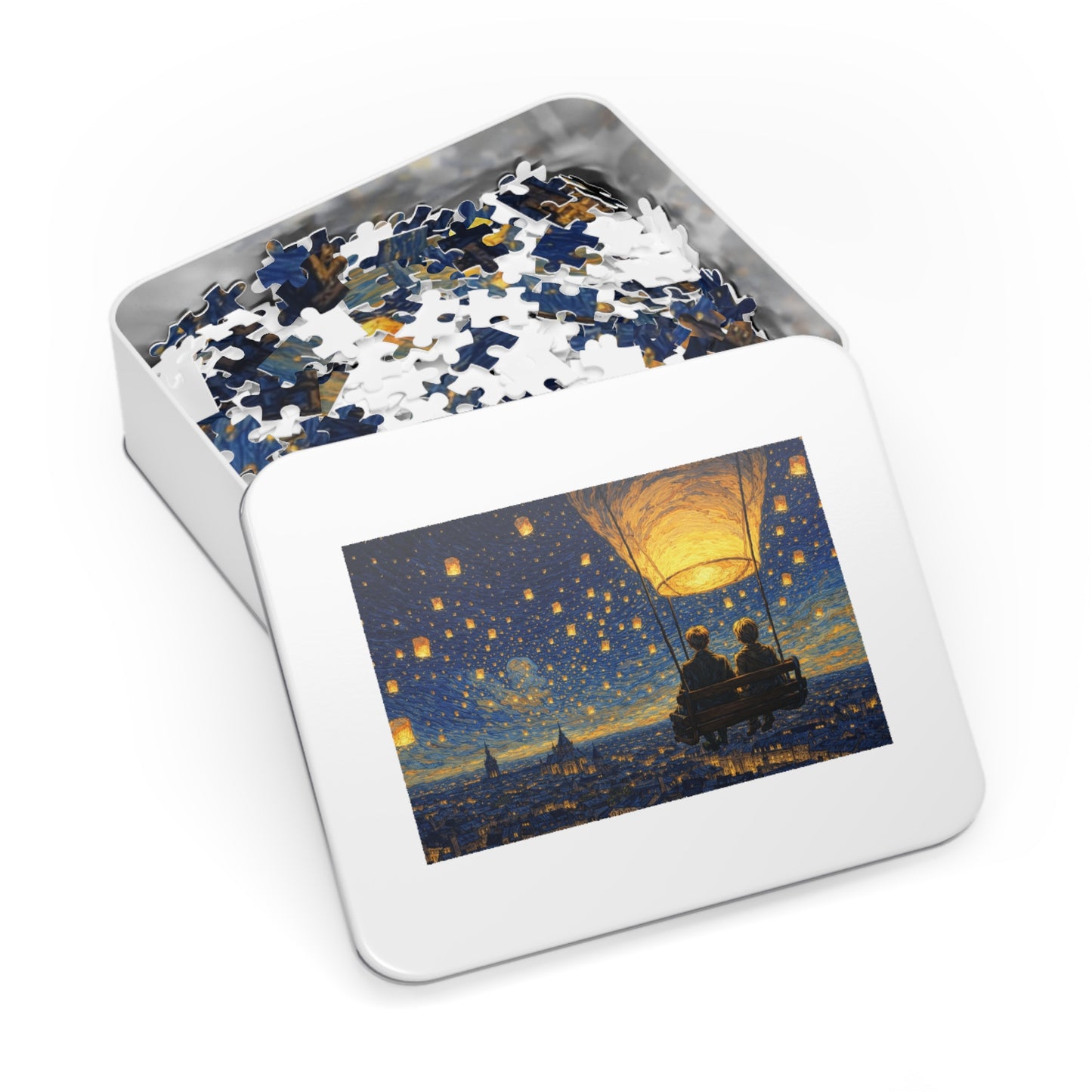 Lantern Sky Serenade: A Quiet Ride for Two