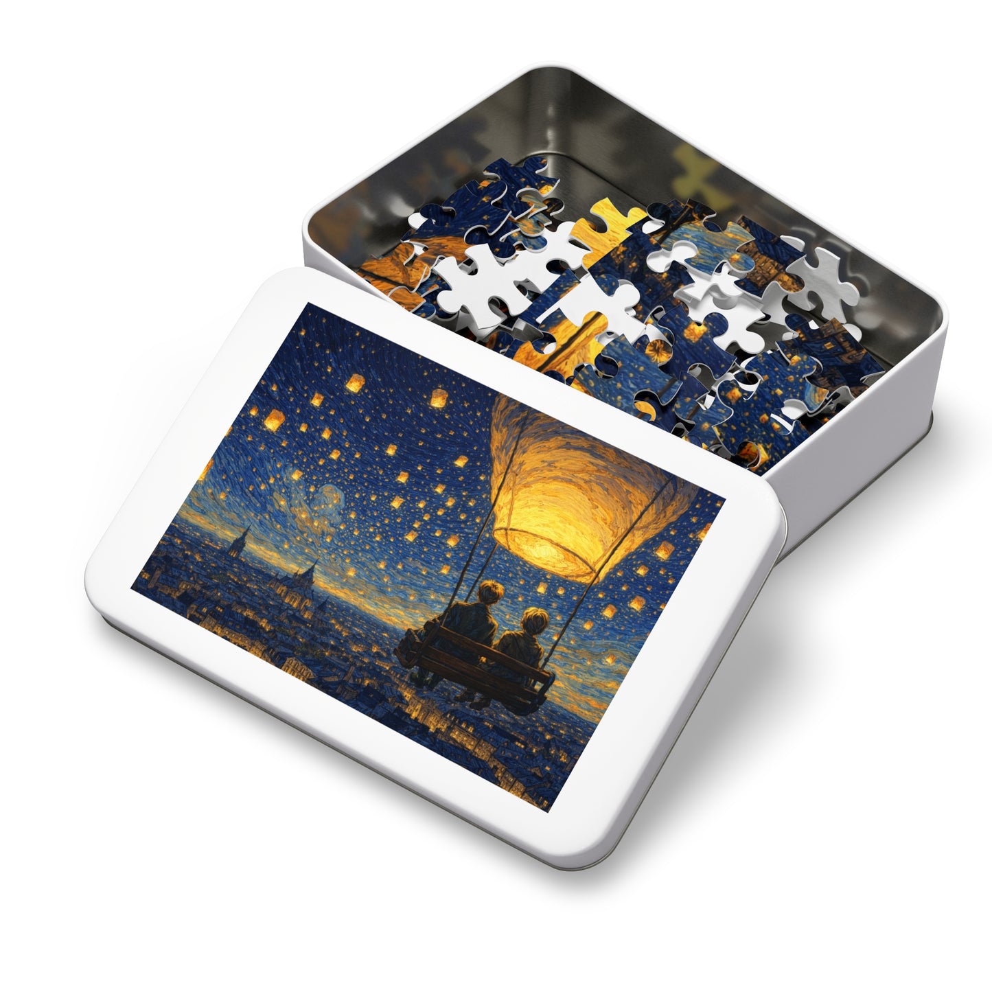 Lantern Sky Serenade: A Quiet Ride for Two