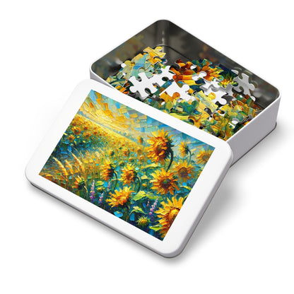 Golden Horizon: Sunflowers in Bloom