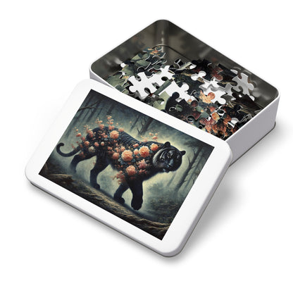 The Floral Tiger: Blossoms in the Shadows