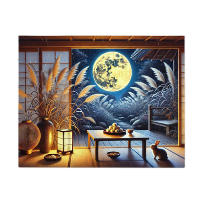 Moonlit Reverence: A Juugoya Night in Autumn Silence