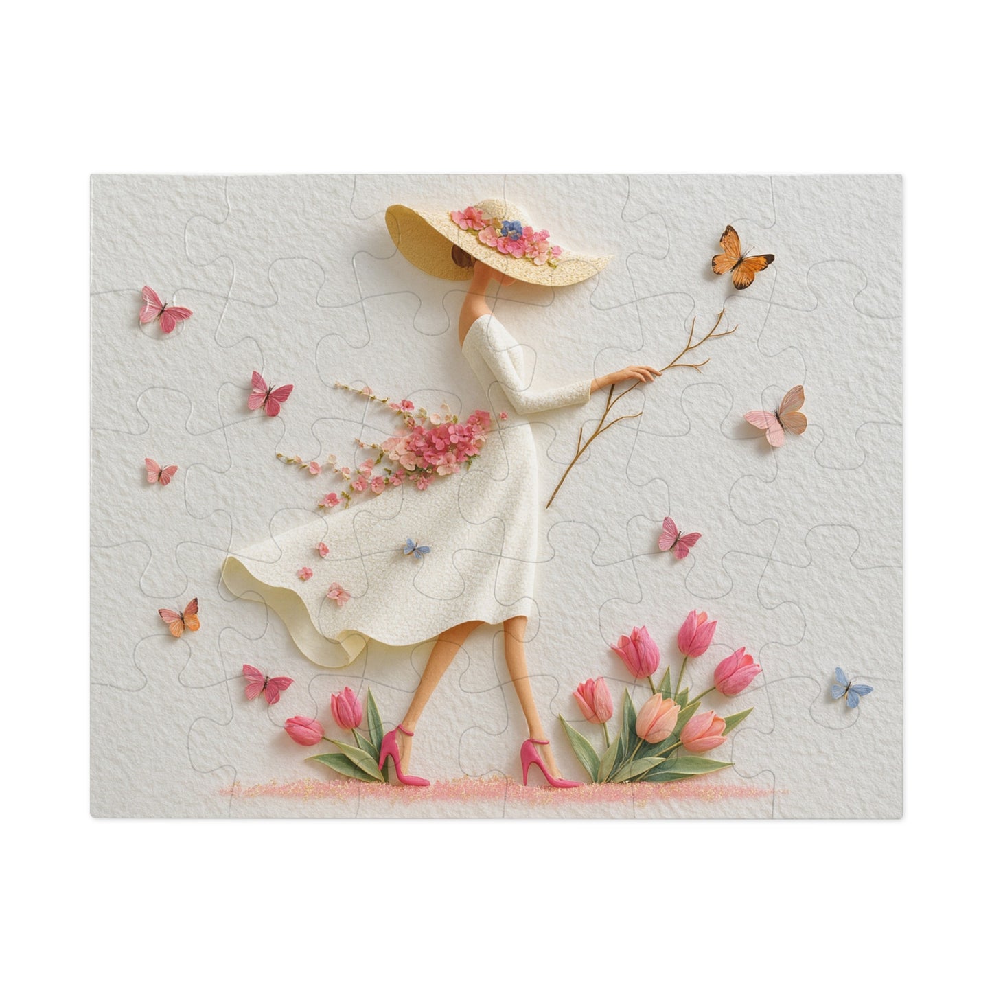 Paper Couture Stroll: Tulip Promenade