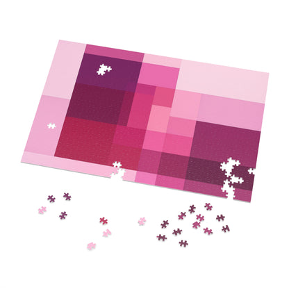 Orchid Wine Mosaic — Color-Block Glaze
