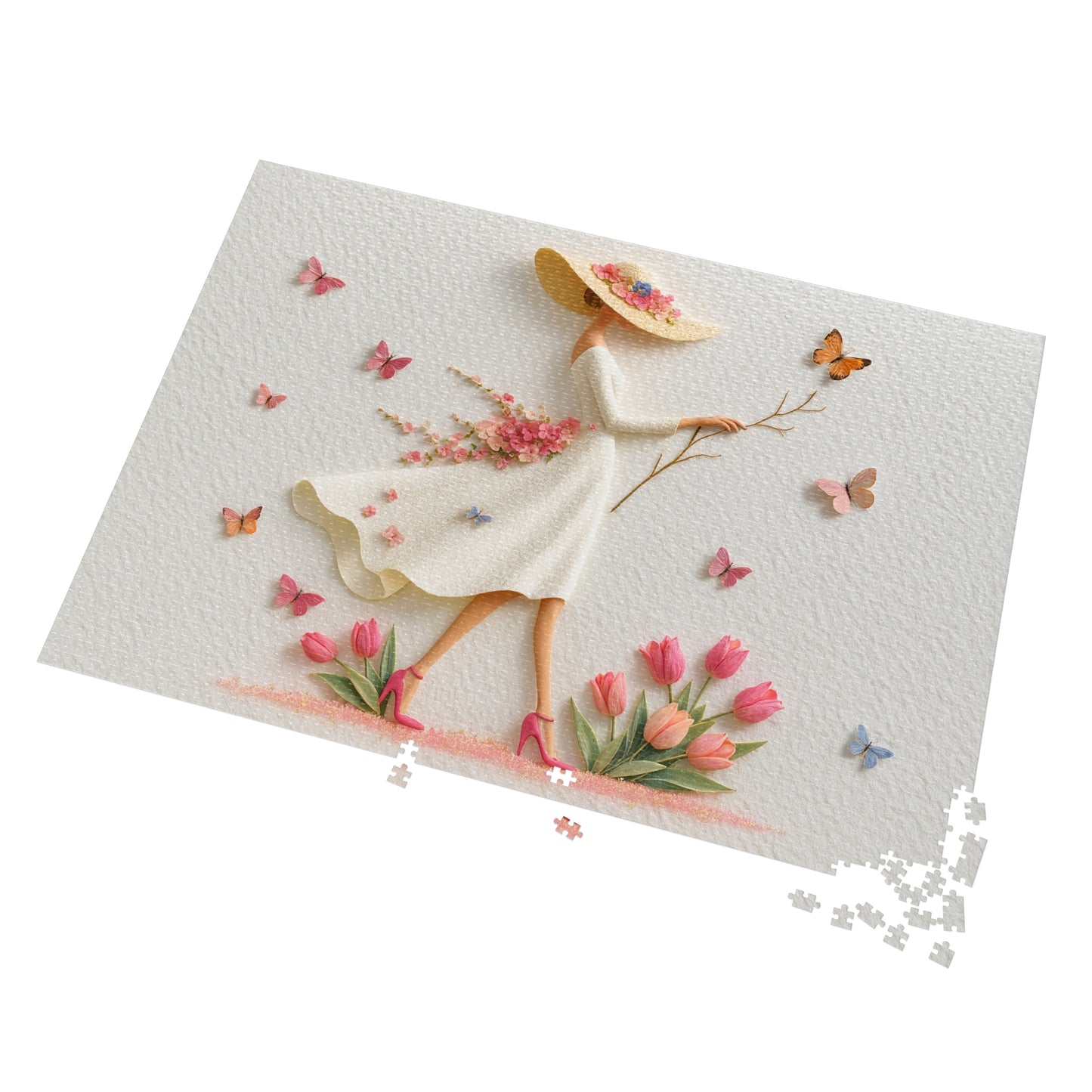Paper Couture Stroll: Tulip Promenade