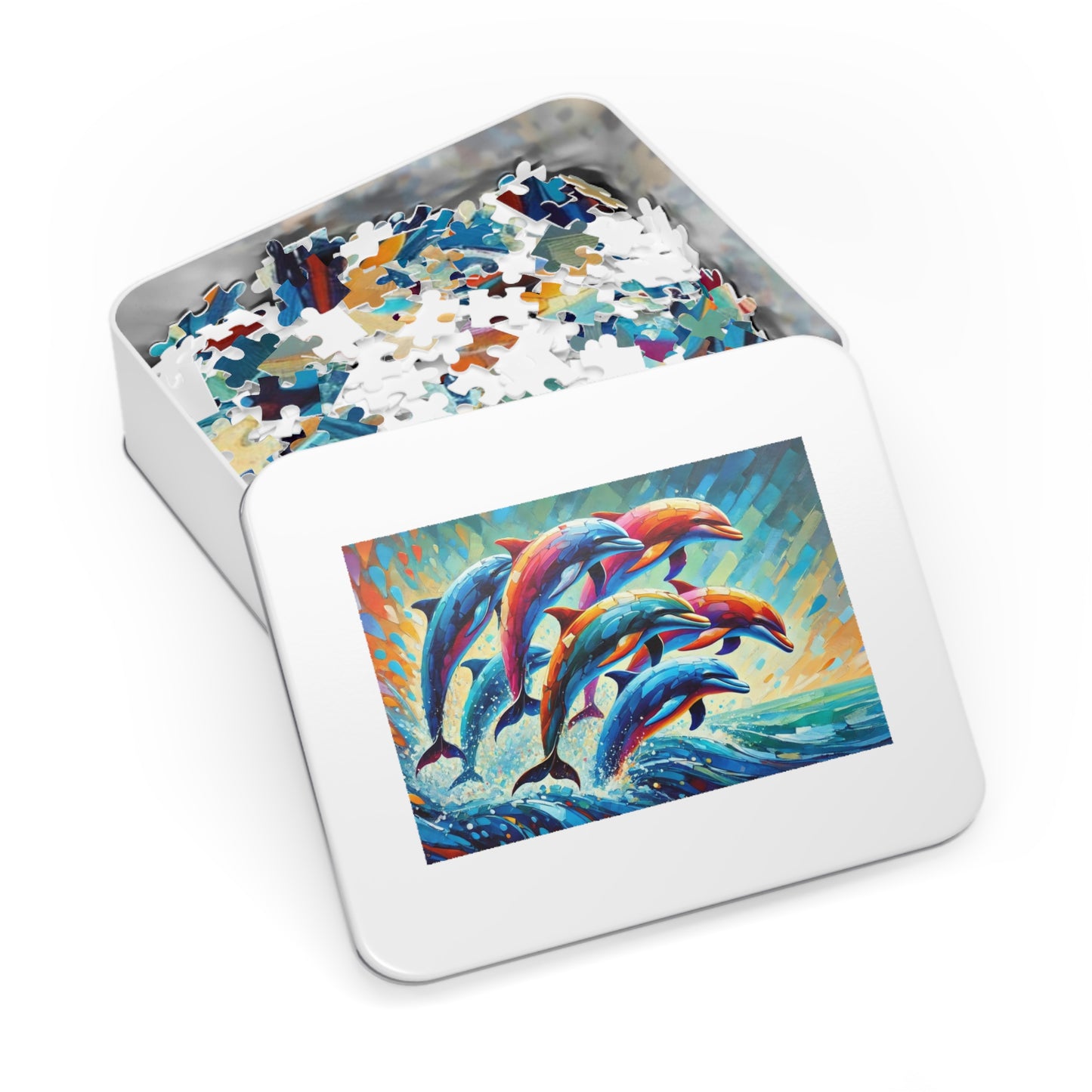 Rainbow Dolphins: A Dance of Ocean Prisma