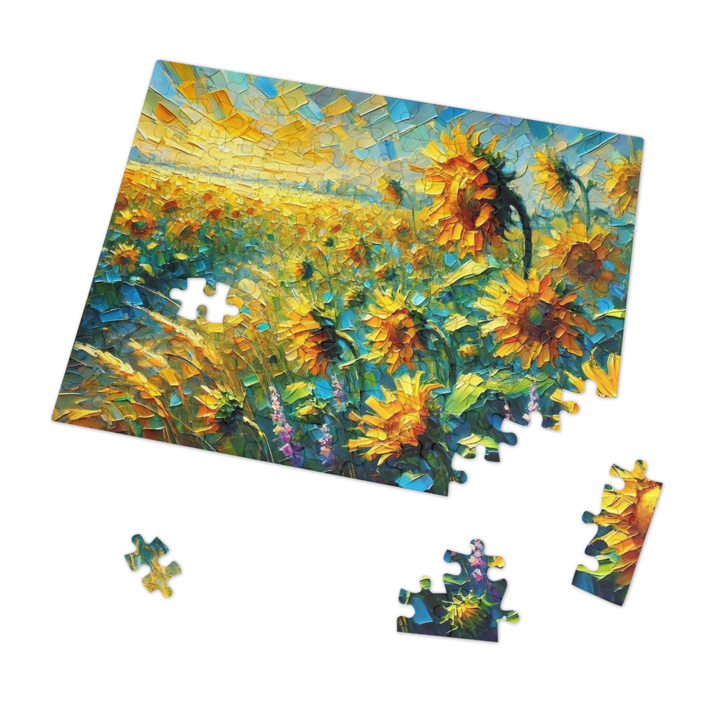 Golden Horizon: Sunflowers in Bloom